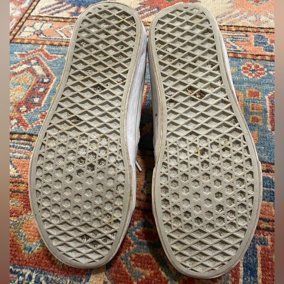 VANS SK8-Hi WHITE SNEAKERS WOMENS SIZE 8.5 MENS SIZE 7 - Picture 7 of 11
